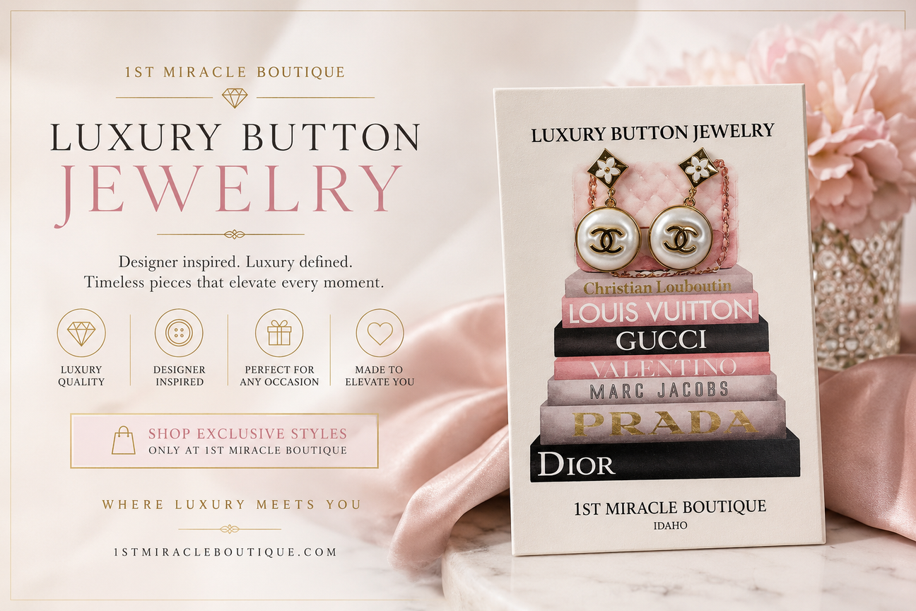 Shop Luxury Button Jewelry & Accessories
