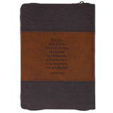 Journal Classic Zip Brown Two-tone Man of God 1 Tim. 6:11