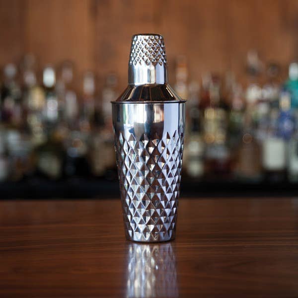 Admiral™ Stainless Steel Faceted Cocktail Shaker by Viski 11891518