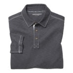 74-6531 Vintage Slub Long-Sleeve Polo By Johnston & Murphy