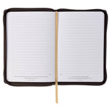 Journal Classic Zip Brown Two-tone Man of God 1 Tim. 6:11