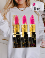 Pink Lipstick T-shirt, tank, sweatshirt, long sleeve