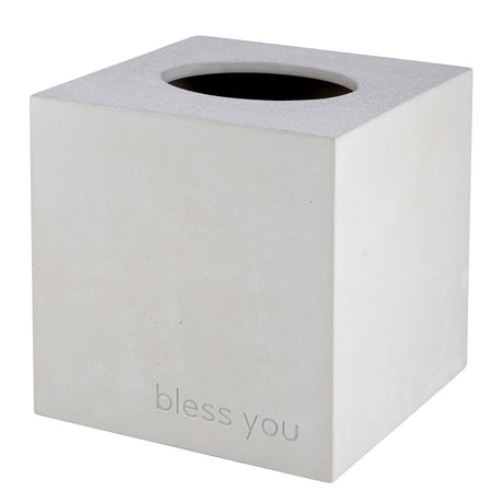 Light Grey Cement Tissue Box