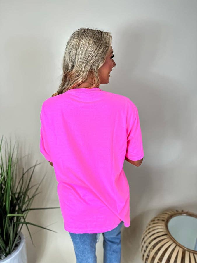 Chosen Neon Pink Graphic Tee