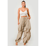Ruffle Detail Drawstring Pant
