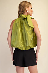 T9550 High Neck Balloon Top