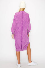 Mineral Wash Terry Comfy dress