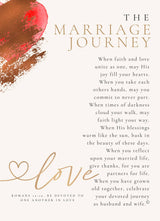 The Marriage Journey: Stained Glass Wedding Heart 7736