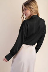 GT8894 - Black Crop Top