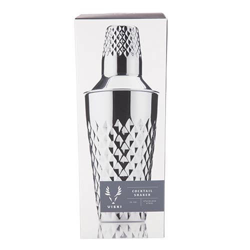 Admiral™ Stainless Steel Faceted Cocktail Shaker by Viski 11891518