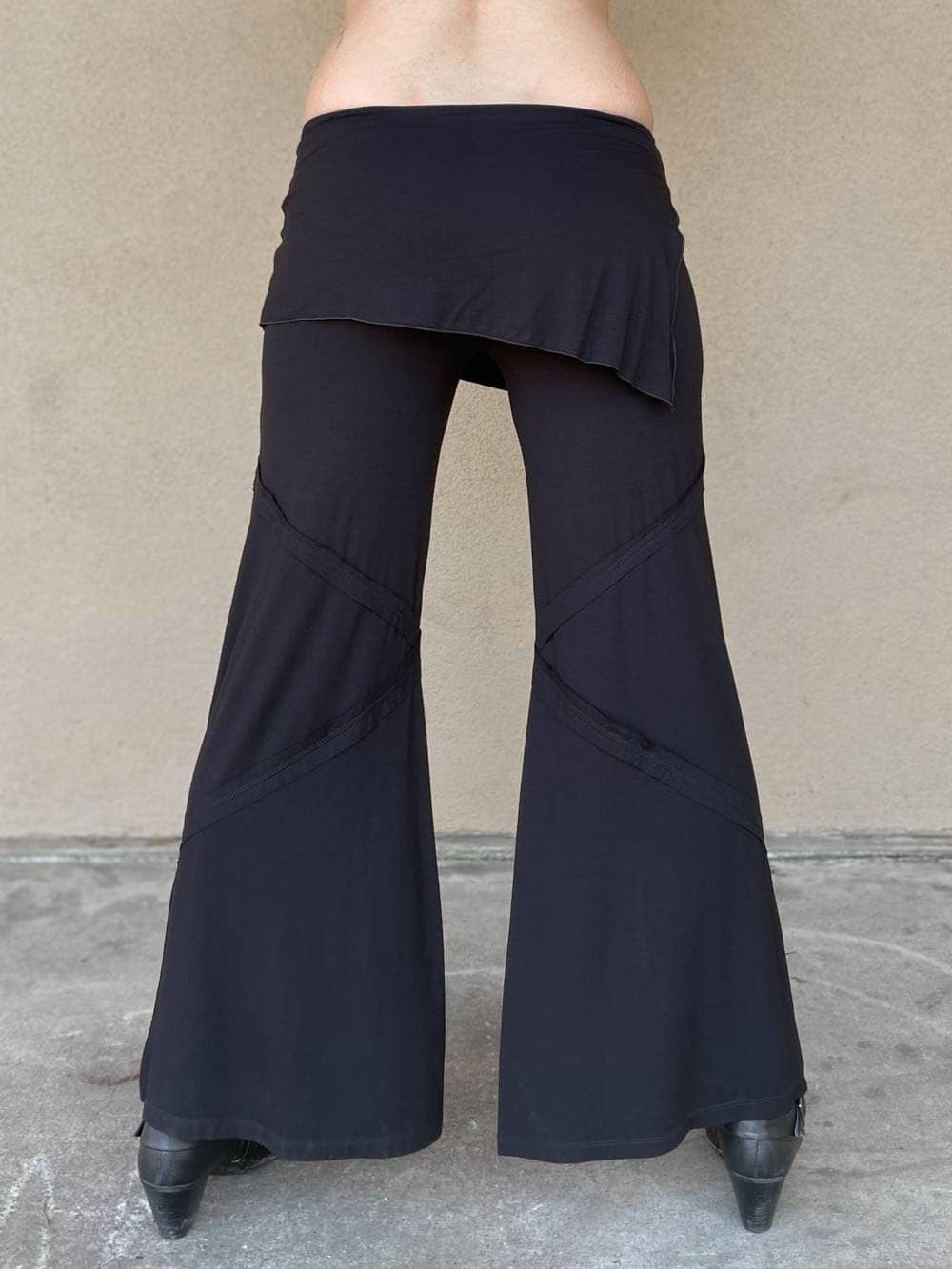 Wide Leg Panel Pants