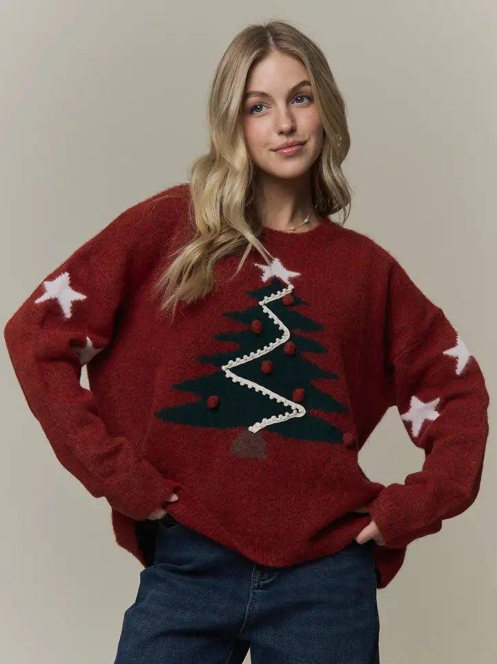 CESW4450 Red Christmas Tree