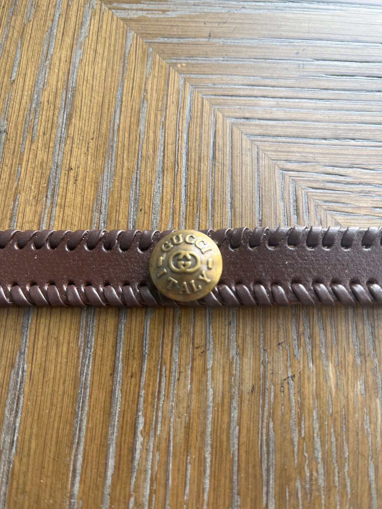 21-O SNAP STYLE LEATHER BRACELET