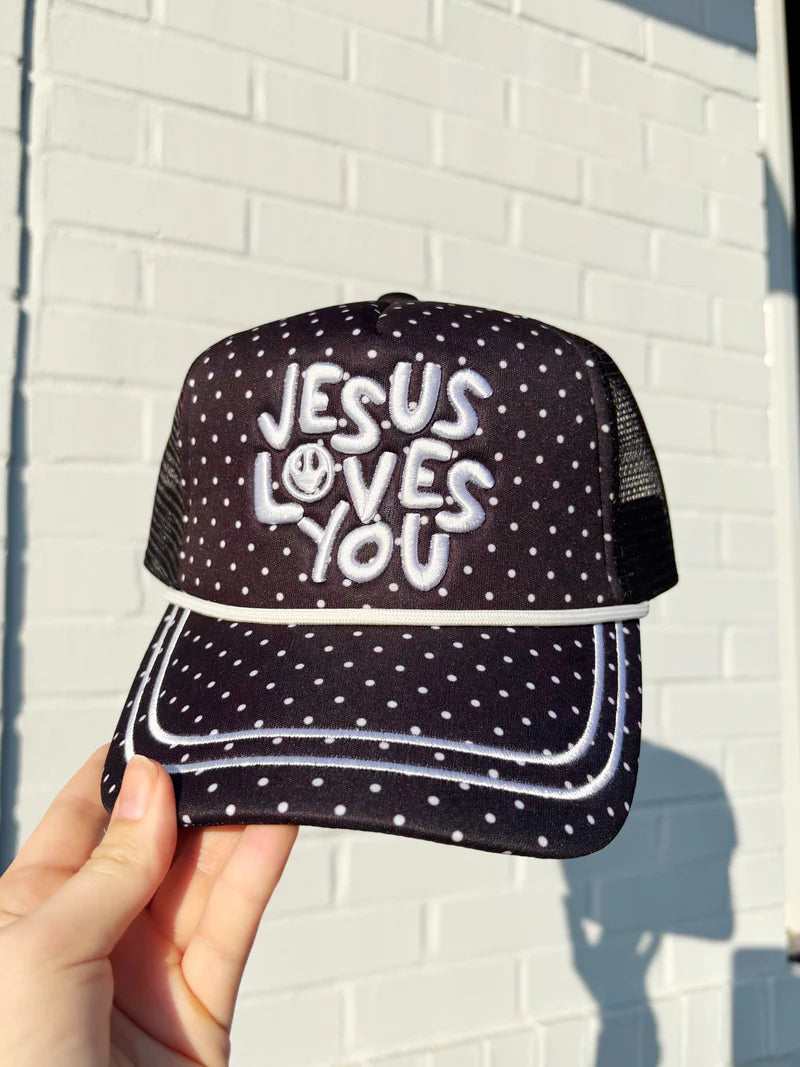 Jesus Loves You Smiley Hat