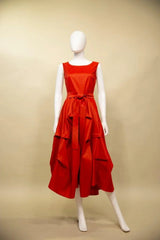 S21016 Bus Red Dress-All