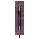 Pen Purple Floral Border Trust in the Lord Prov. 3:5