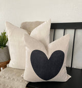 Rustic Heart Pillow