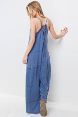 Solid Jumpsuit With Pockets / BJ6854