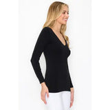 SML640N Reversible V Neck/Crew