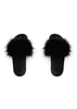 Faux Fur Slides