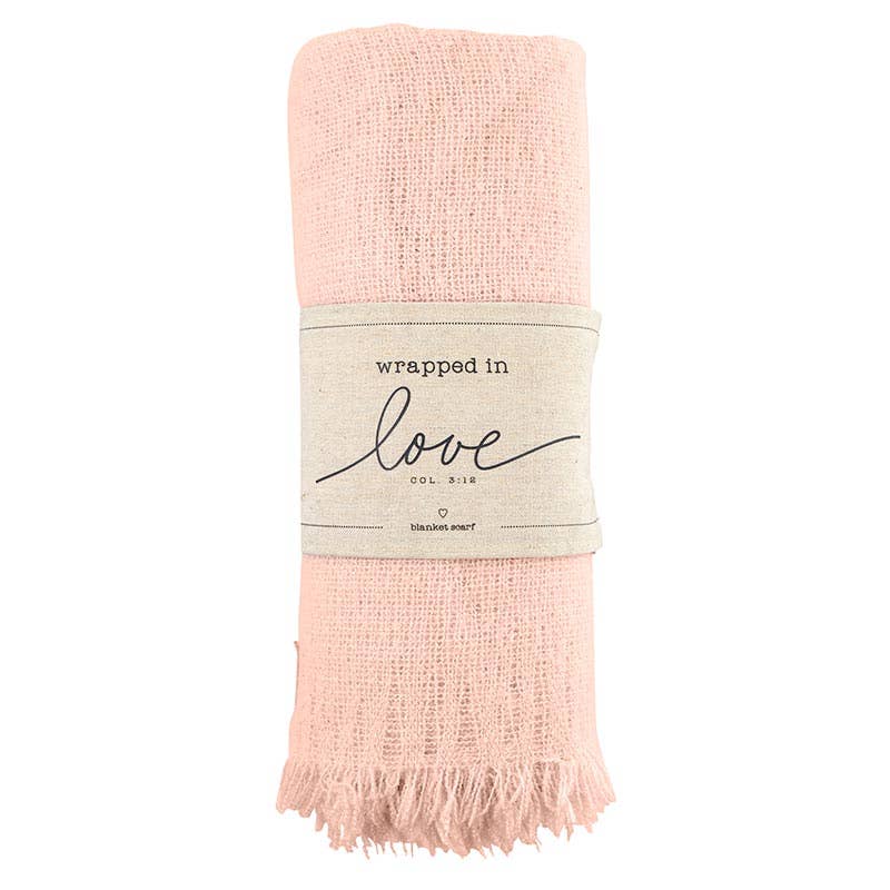 Wrapped in Love Scarf - Blush