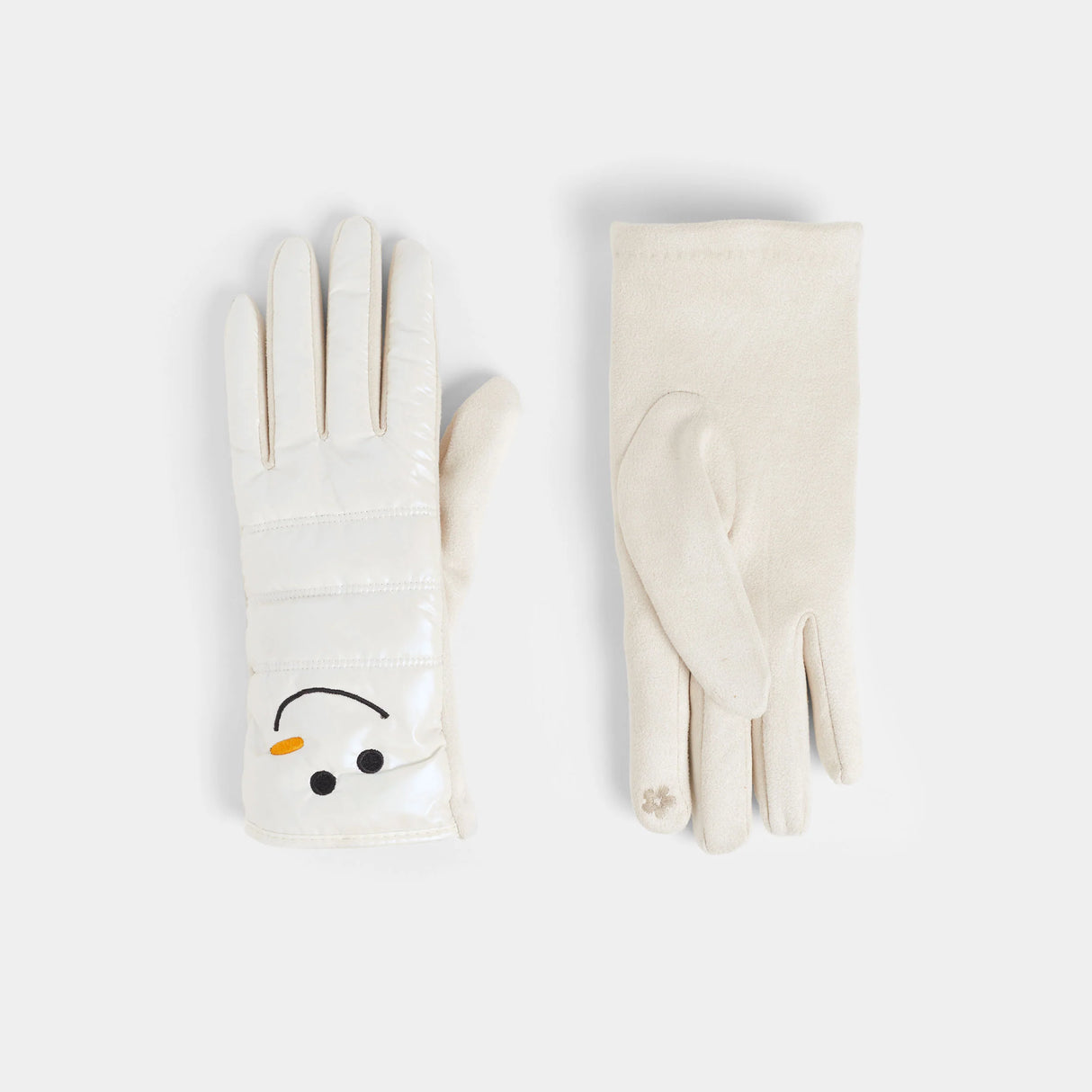 2436368A Snowman Puffer Gloves