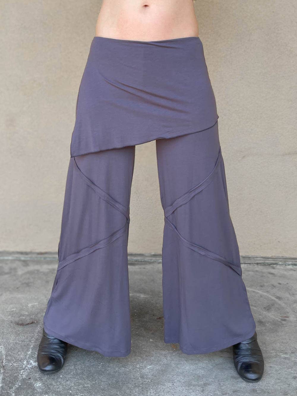 Wide Leg Panel Pants