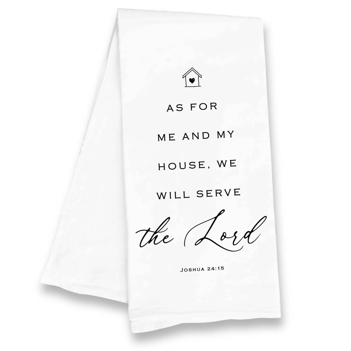 As for Me & My House Kitchen Towel - Christian Housewarming