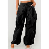 Ruffle Detail Drawstring Pant