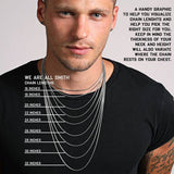 Waterproof Stainless Steel Cross For Men