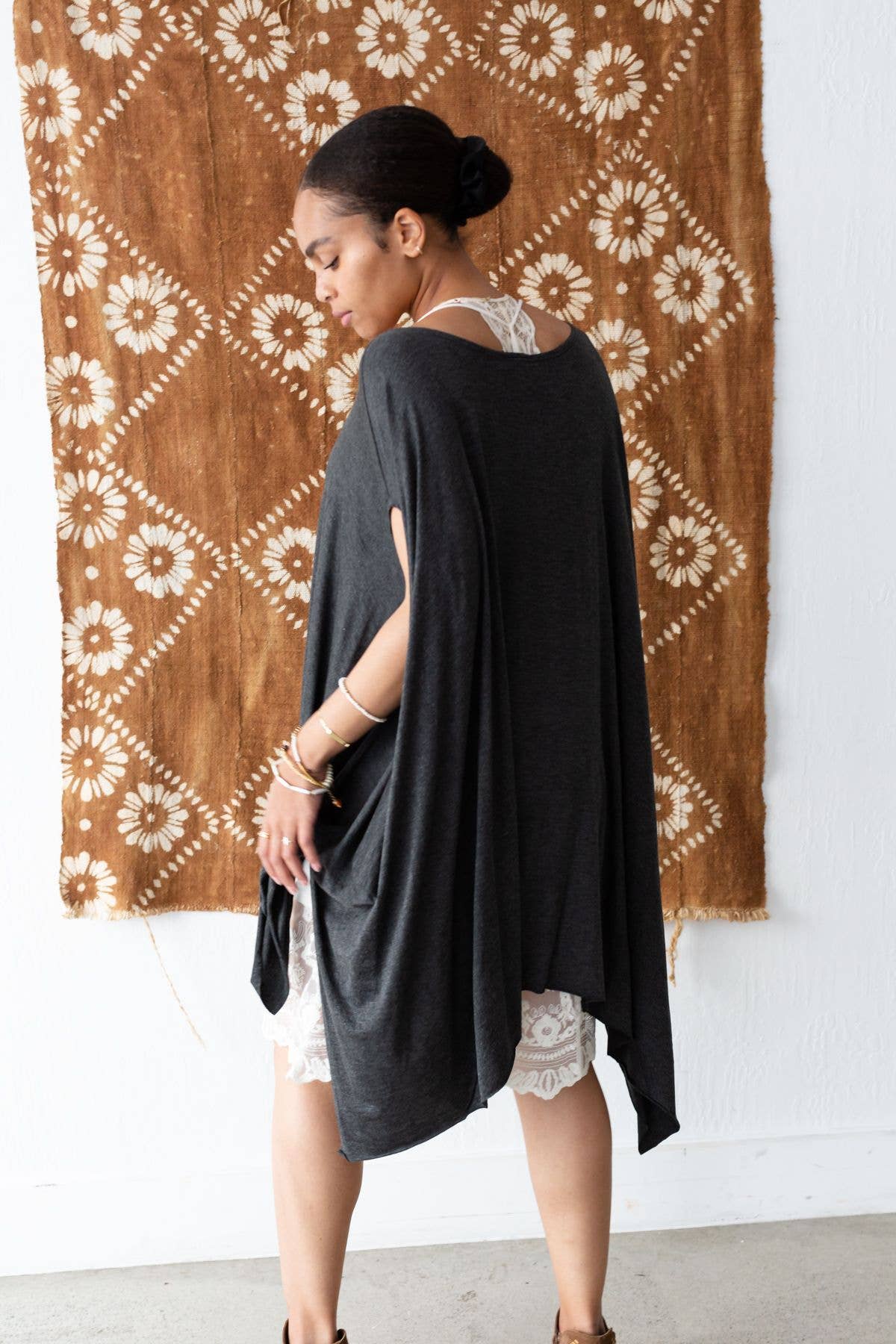 The Wren Tunic - Charcoal