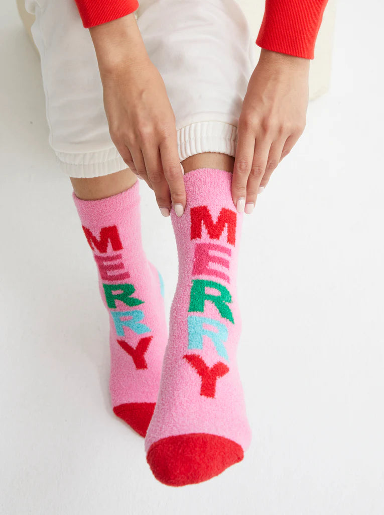 35-97-035PI MERRY SOCKS,PINK