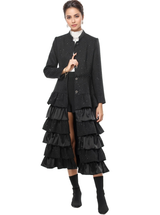 CT110L Handmade Beaded Tassel Ruffled Cake Windbreaker