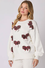 Christmas Color Long Sleeve Sweater