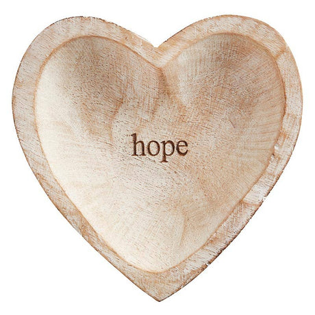 Wood Heart - Hope