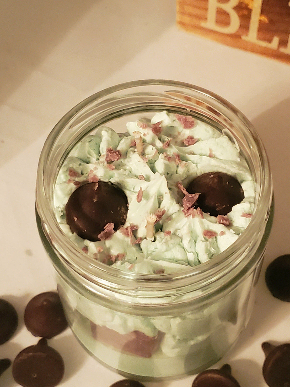 Mint Chocolate Dessert Candle