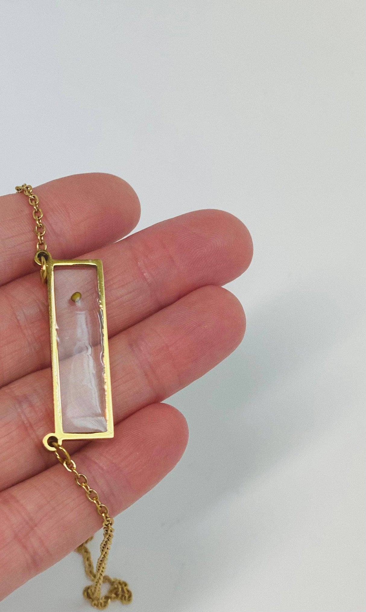 Real mustard seed necklace, Encouragement gift, Mustard seed