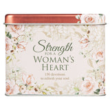 Strength for a Women's Heart Devotional Cards in a Tin