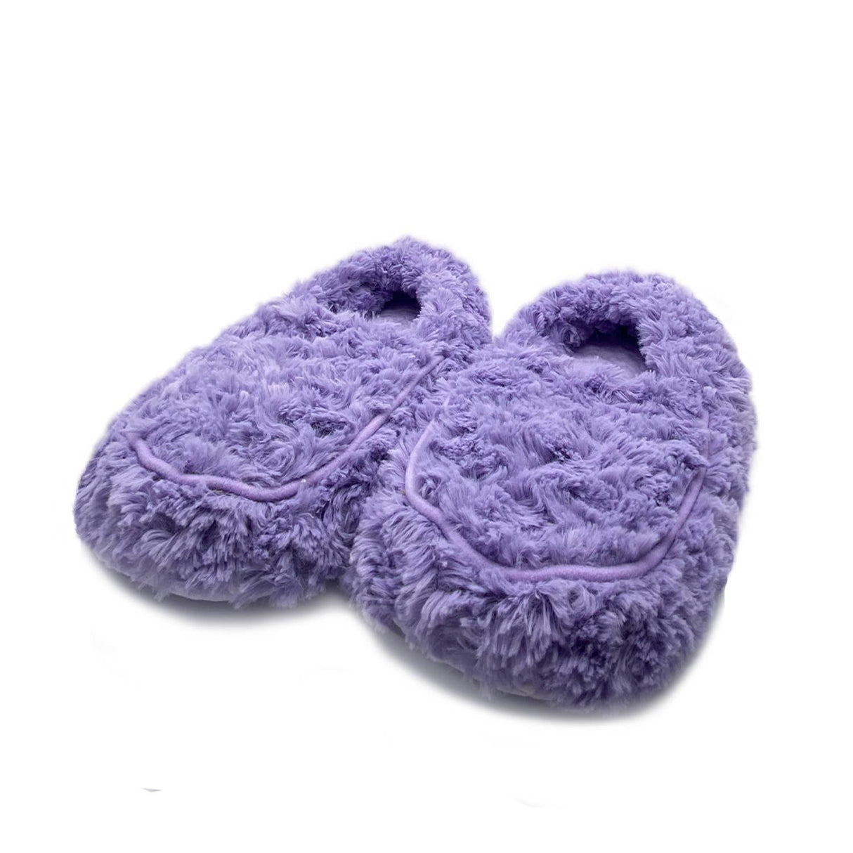 Curly Purple Slippers