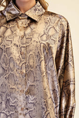 T9529 Animal Print Blouse