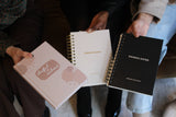 Church Notes Journal- White Spiral Linen- Christian Notebook