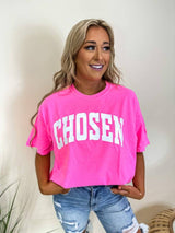 Chosen Neon Pink Graphic Tee