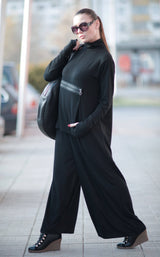 Cotton Turtleneck Jumpsuit OLIVIA