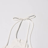DR575Y Elegant 3D Floral Tube Top Short Summer Dress