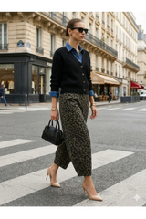 P8109 - Leopard Print Balloon Pants