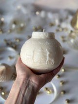 Christmas Ball - Deers | Holiday Decor | Christmas Candles: Christmas Hearth / Light Gray