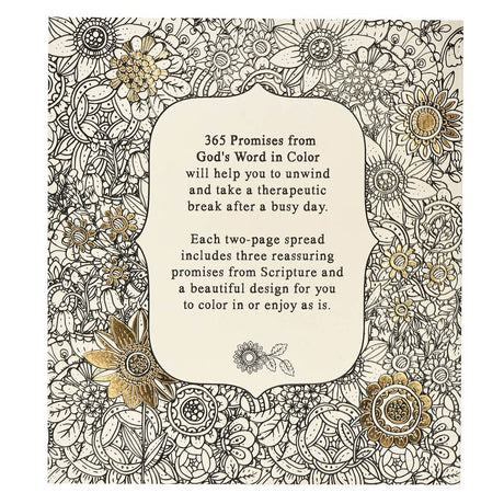 Coloring Devotional 365 Promises God's Word in Color