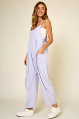 Cotton Harem Jumpsuit with Pockets / BL60000