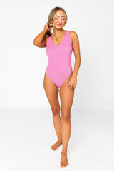 Carly Magenta One Piece Swimsuit