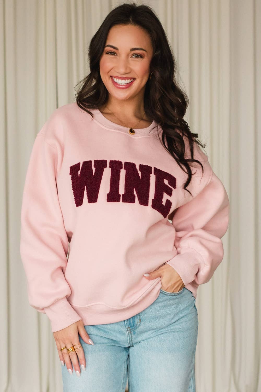 Pink Wine Sweatshirt
